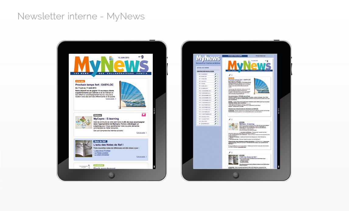 Newsletter interne - MyNews
