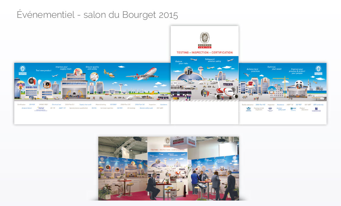 Événementiel - salon Bourget 2015