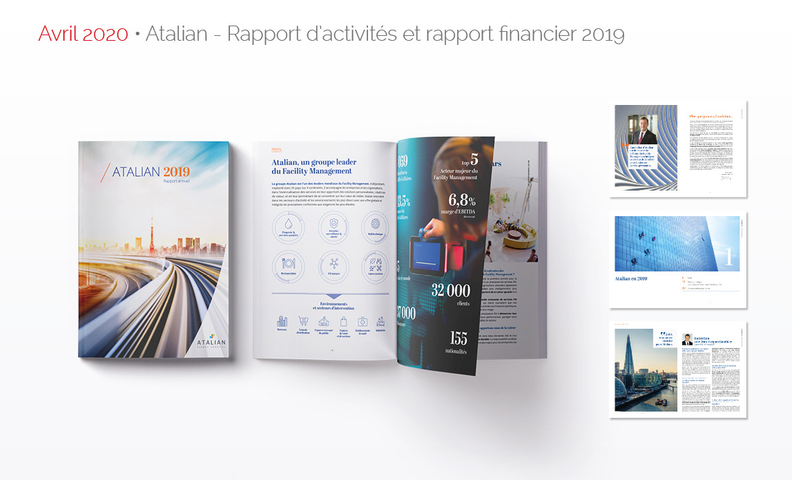 Avril 2020 • Atalian - Rapport d’activités et rapport financier 2019