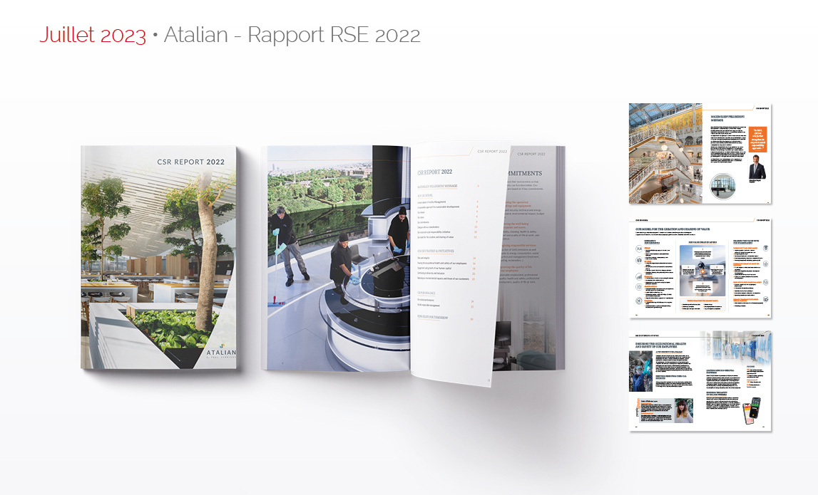 Juillet 2023 • Atalian - Rapport RSE 2022